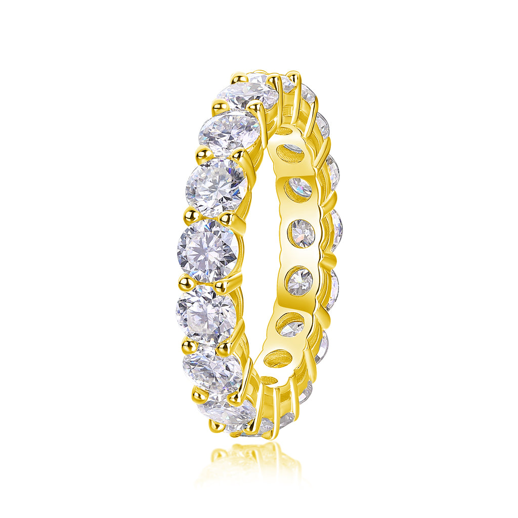 Starlight – Moissanite Eternity Band (S925 Silver)
