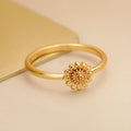 Gold Daisy Women's Simple Ring