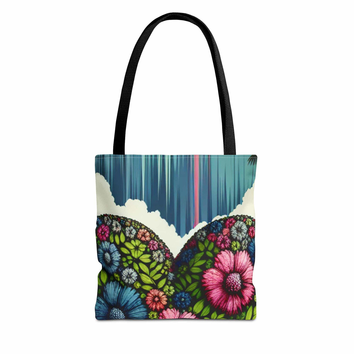 Printify Bags Floral Tote Bag