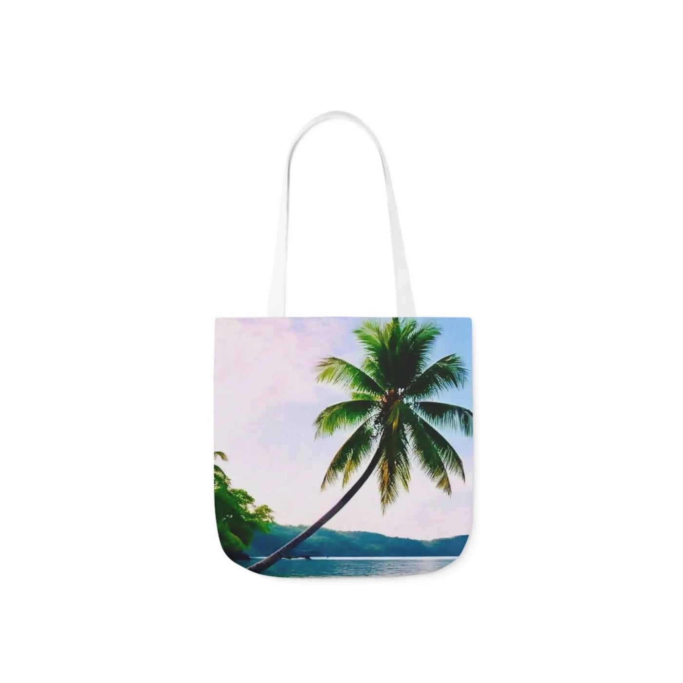 Printify Accessories 13" × 13'' / White Tote Bag, 5-Color Straps