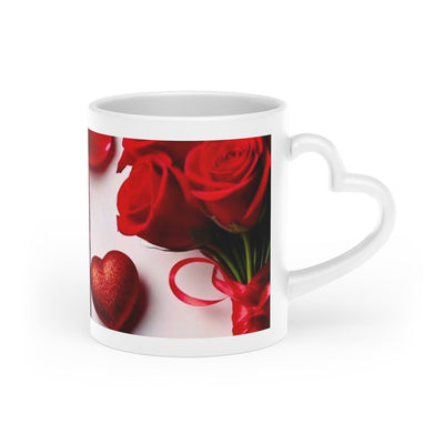 Printify Mug 11oz / White Heart-Shaped Mug