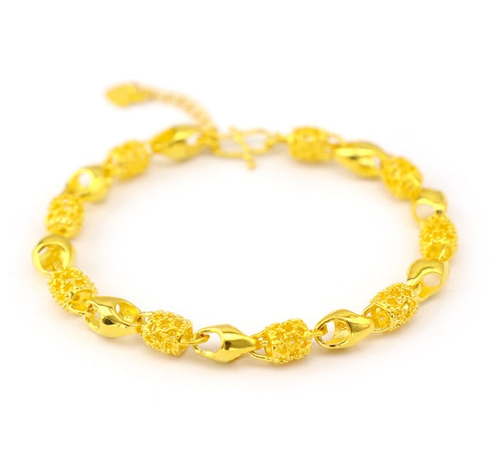 Aurex Gold-Plated Brass Bracelet