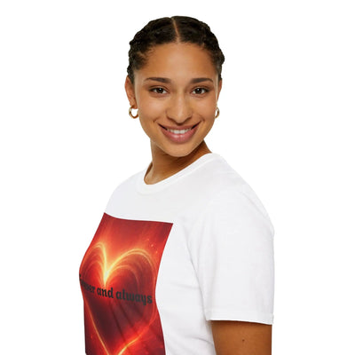 Printify T-Shirt Heart Forever Unisex T-Shirt