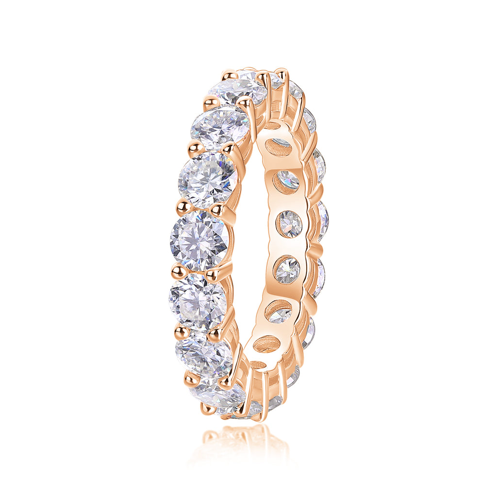 Starlight – Moissanite Eternity Band (S925 Silver)