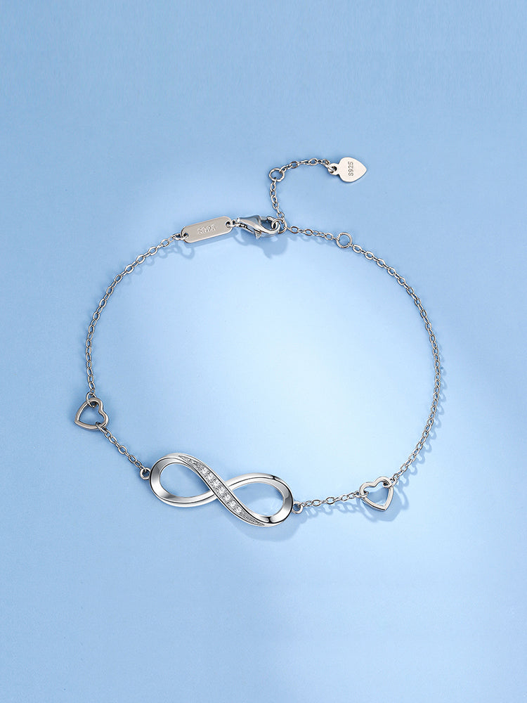 Infinity Bracelet – 925 Sterling Silver