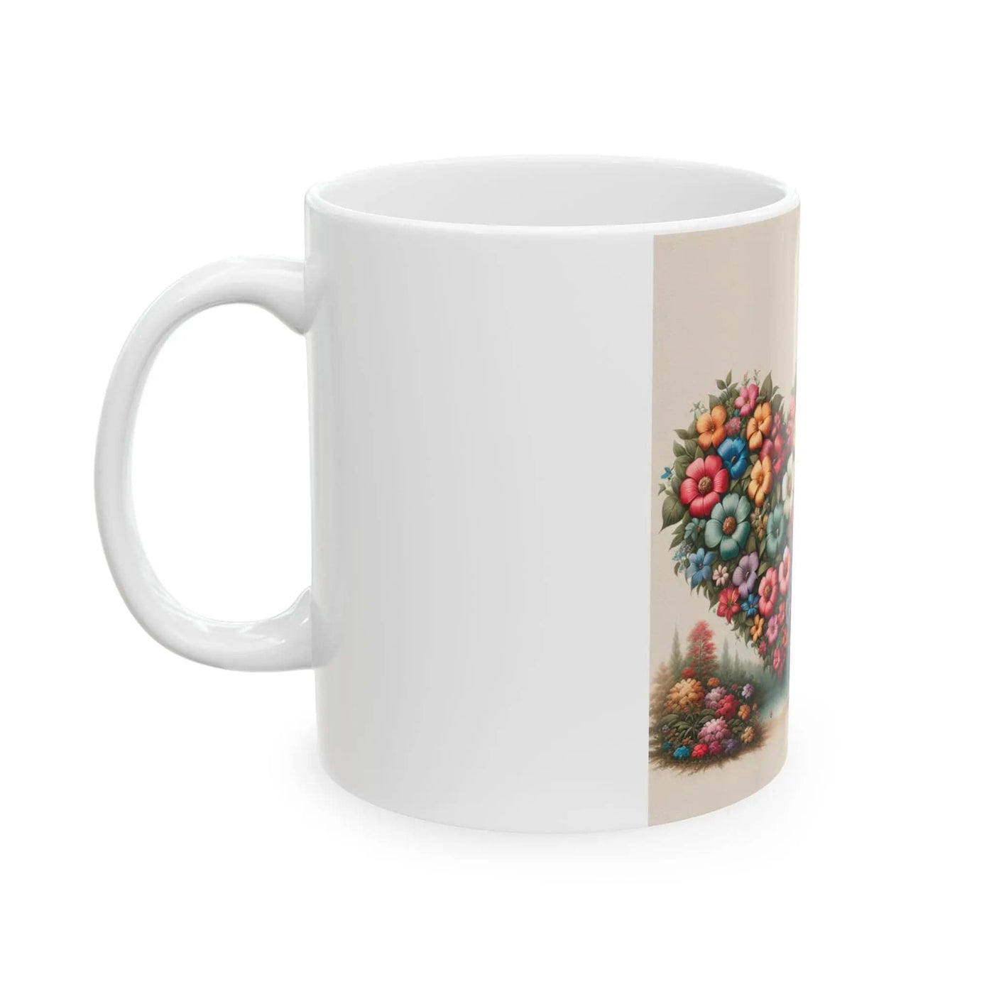 Printify Mug 11oz Valentines Ceramic Mug, (11oz, 15oz)