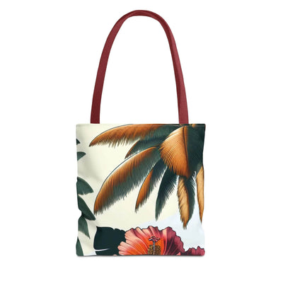 Printify Bags 13" × 13'' / Red Tote Bag (AOP)