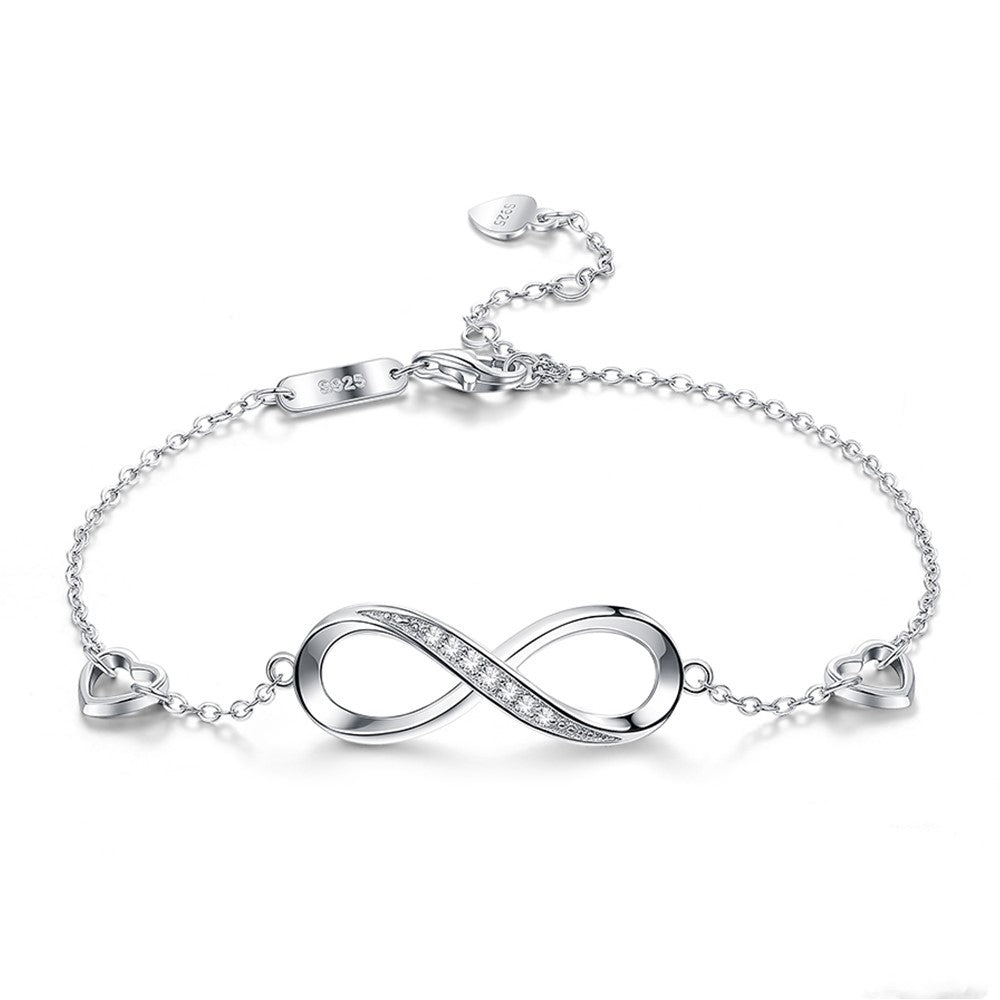 Infinity Bracelet – 925 Sterling Silver