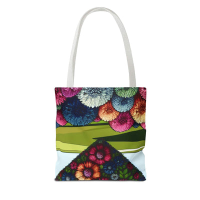 Printify Bags Floral Tote Bag