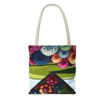 Printify Bags Floral Tote Bag