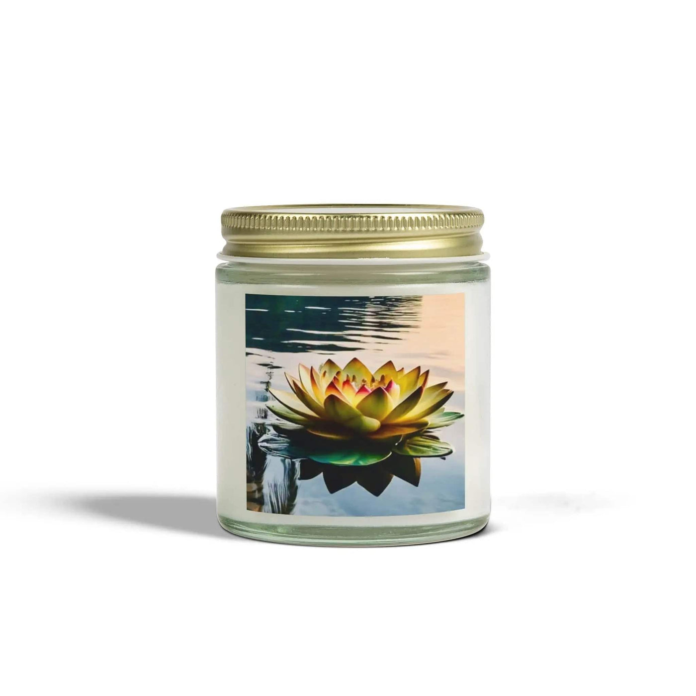 Printify Home Decor 4oz / Clear / Mango Coconut Scented Candles, Coconut Apricot Wax (4oz, 9oz)