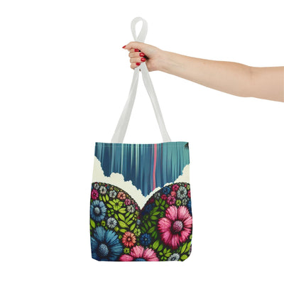 Printify Bags Floral Tote Bag