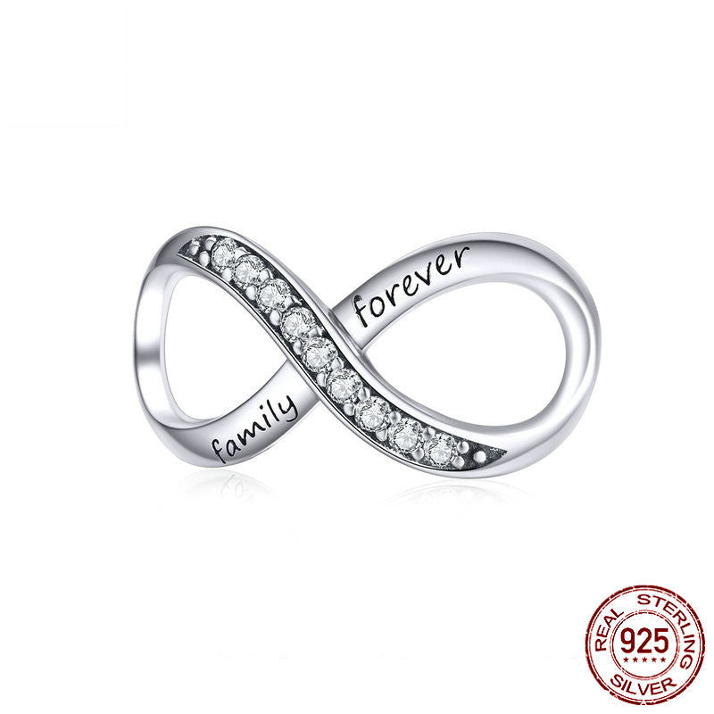 Infinity Bead Charm – 925 Sterling Silver