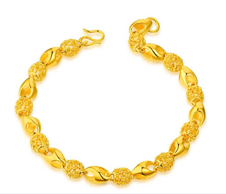 Aurex Gold-Plated Brass Bracelet