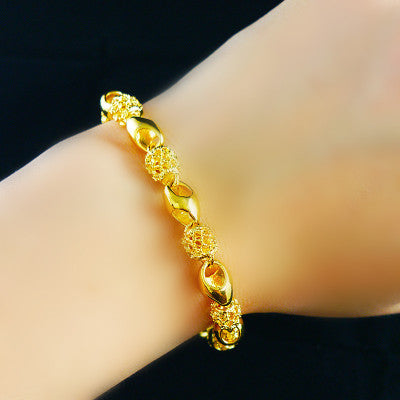 Aurex Gold-Plated Brass Bracelet