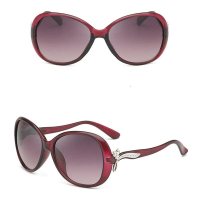 Maricel Long Purple Sunglasses Women's Fashion Full Frame