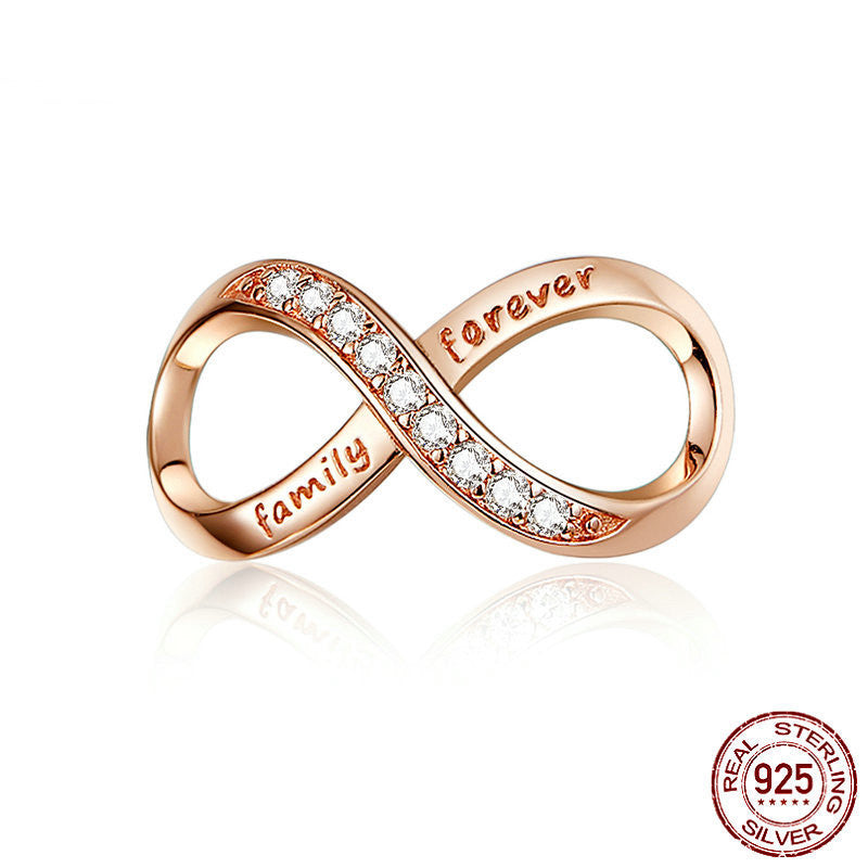 Infinity Bead Charm – 925 Sterling Silver