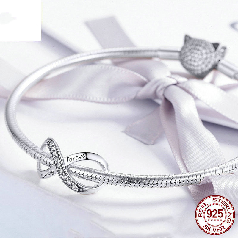 Infinity Bead Charm – 925 Sterling Silver