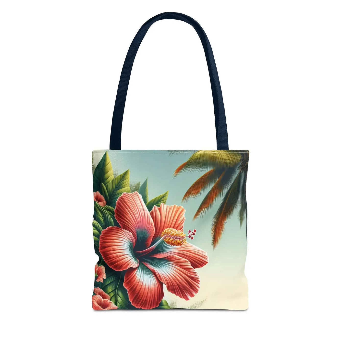 Printify Bags 13" × 13'' / Navy Tote Bag (AOP)