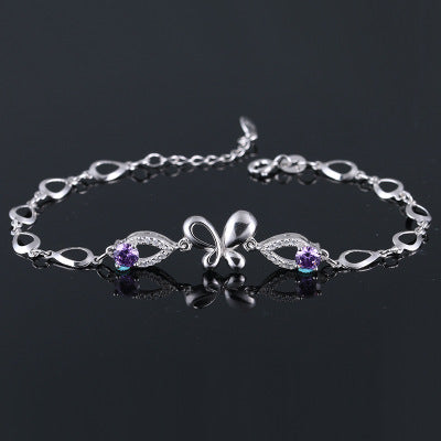 Butterfly Love Flower Bracelet