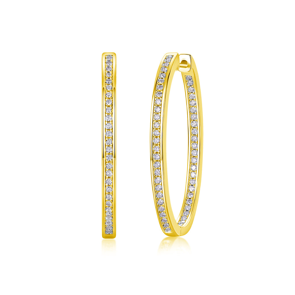 Top-Quality Moissanite Stud Earrings – S925 Sterling Silver, Platinum-Plated, Modern Light Luxury Design