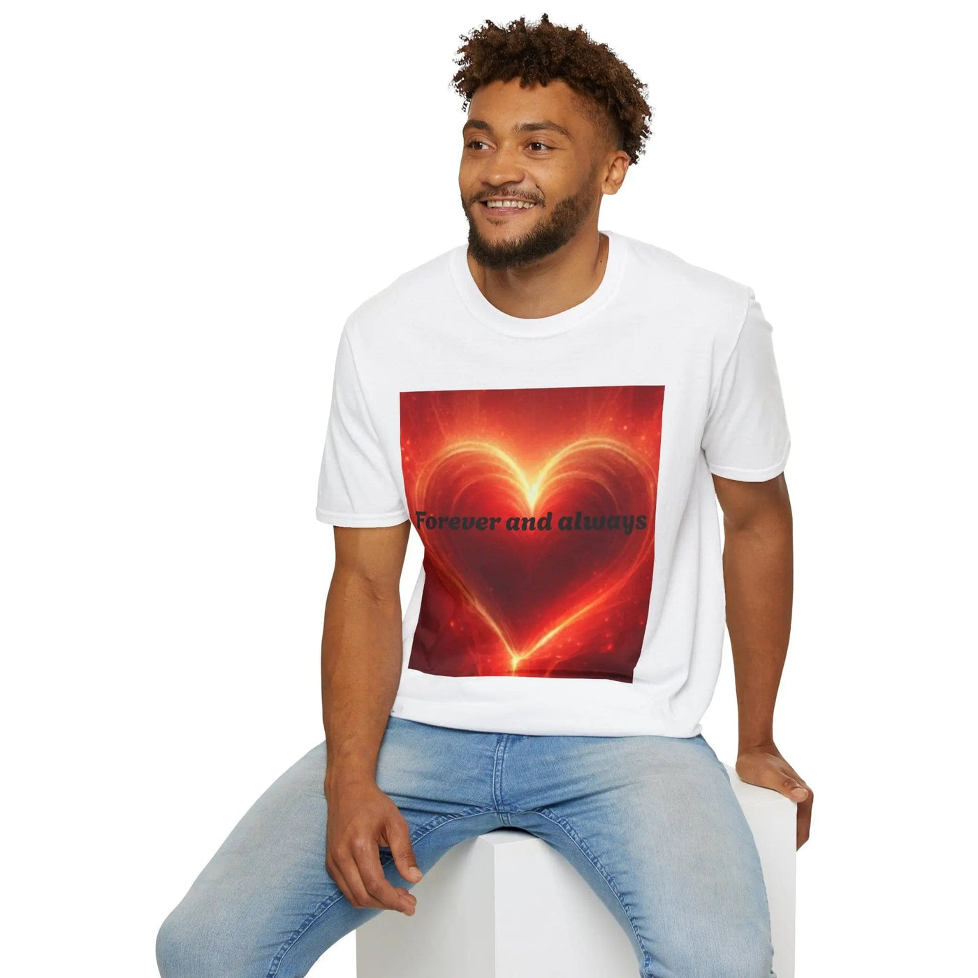 Printify T-Shirt Heart Forever Unisex T-Shirt