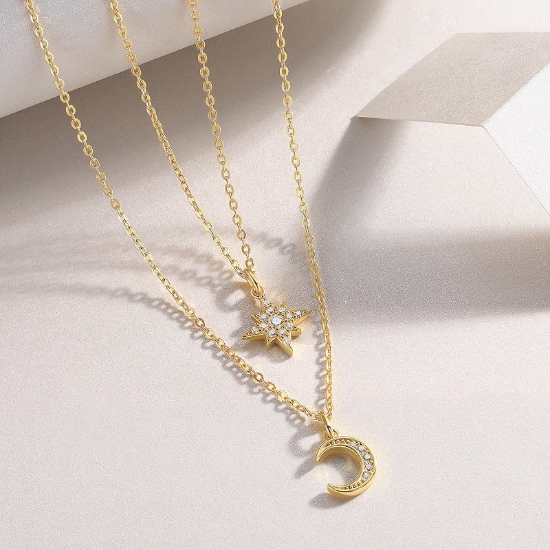 Moissanite Necklace Set