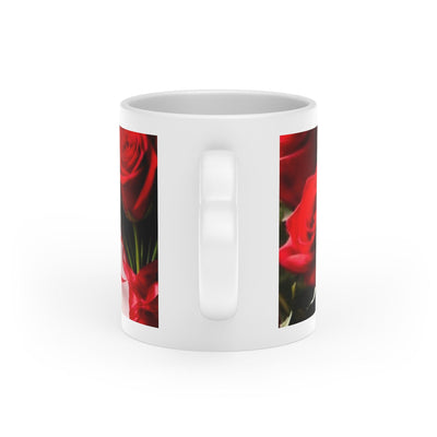 Printify Mug 11oz / White Heart-Shaped Mug