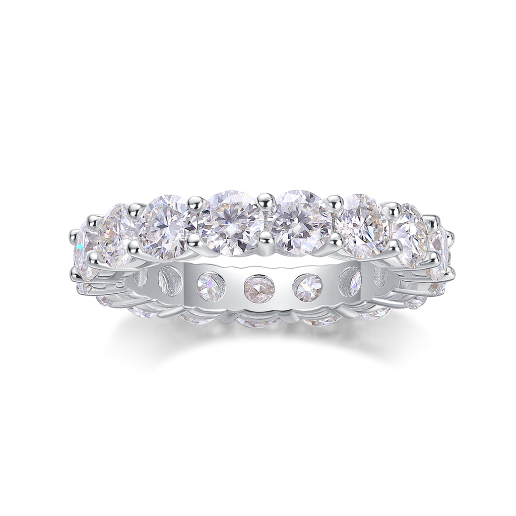 Starlight – Moissanite Eternity Band (S925 Silver)