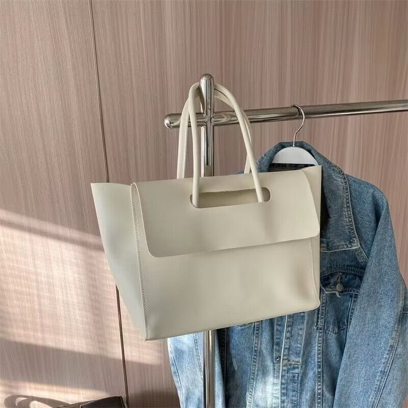 Maricel Long White Large Capacity Bag Women's Tote Shoulder Bag