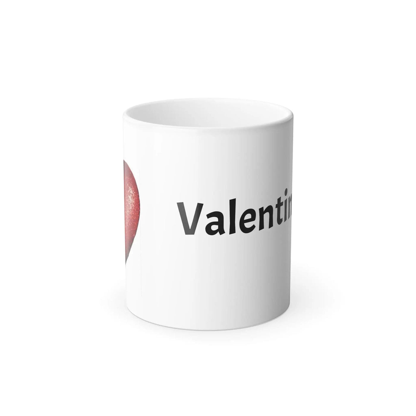 Printify Mug 11oz Color Changing Mugs, Heart Design