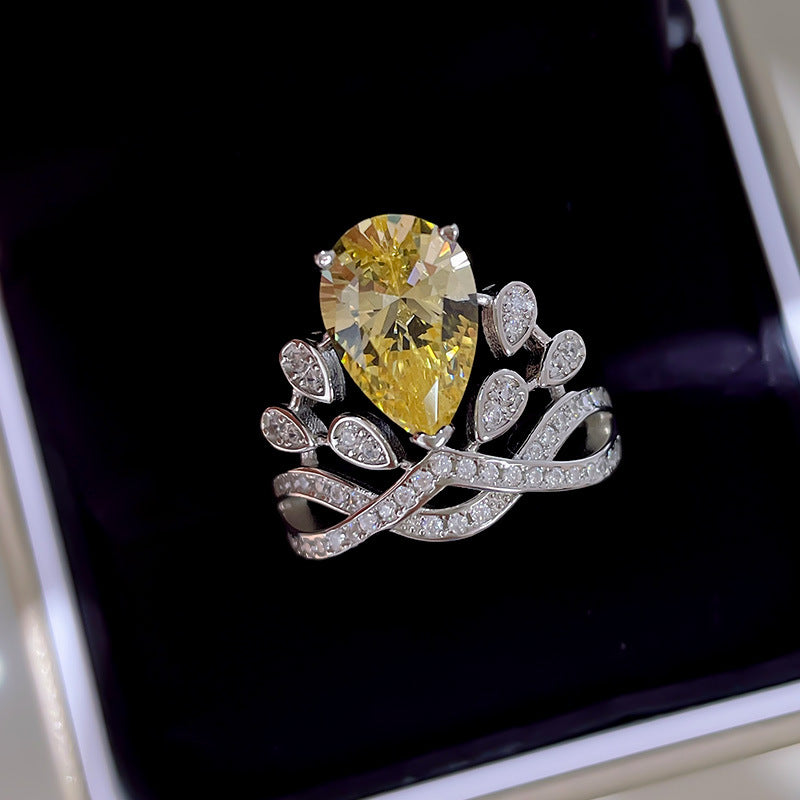 Crown Sapphire Statement Ring