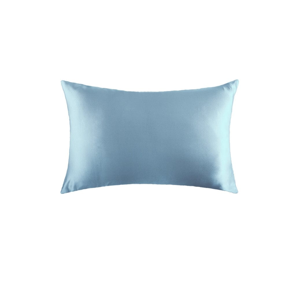 Maricel Long Pillowcases Sky Blue / 51x76cm Silk Pillowcase 19 M Invisible Zipper Double-sided