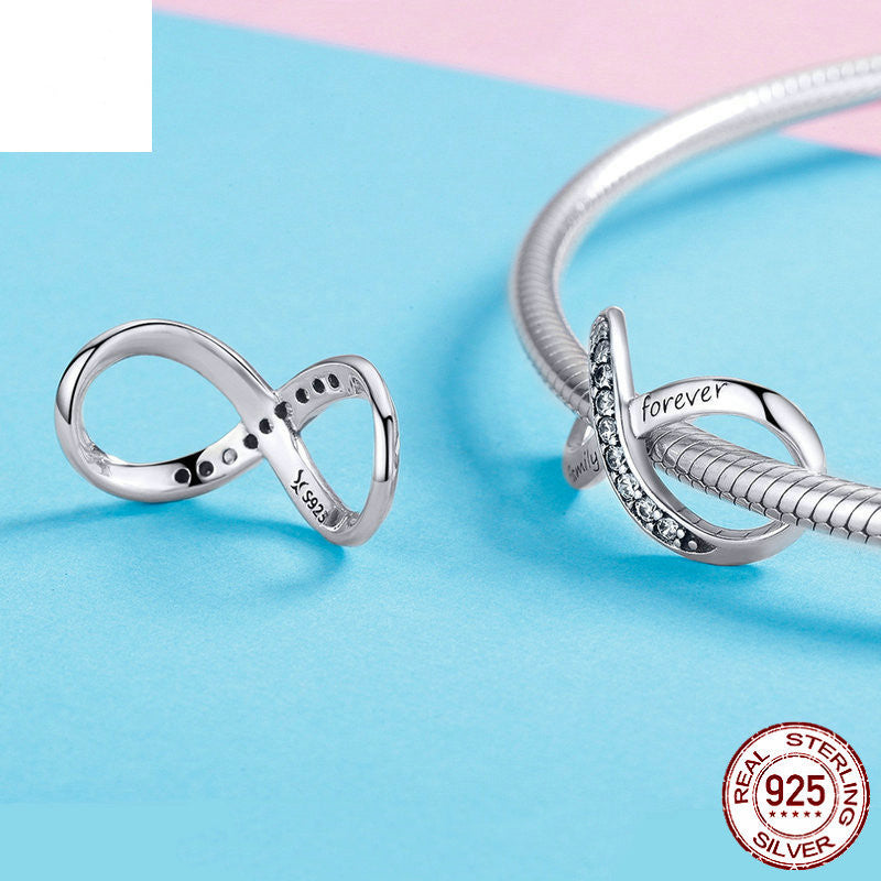 Infinity Bead Charm – 925 Sterling Silver