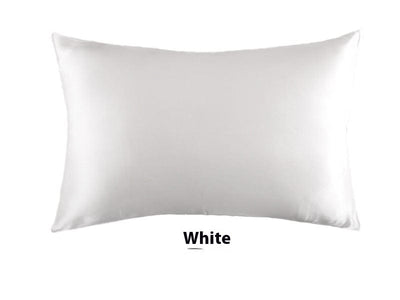 Maricel Long Pillowcases White / 51x76cm Silk Pillowcase 19 M Invisible Zipper Double-sided