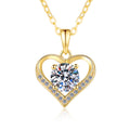 D-Color Moissanite Chanel-Style Necklace | 18K Gold Plated 925 Sterling Silver