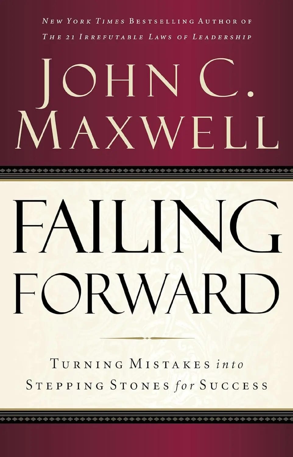 Maricel Long Book Failing Forward: Turning Mistakes into Stepping Stones for Success