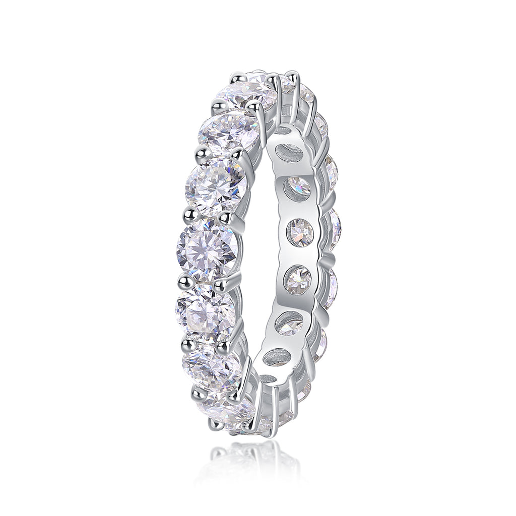 Starlight – Moissanite Eternity Band (S925 Silver)