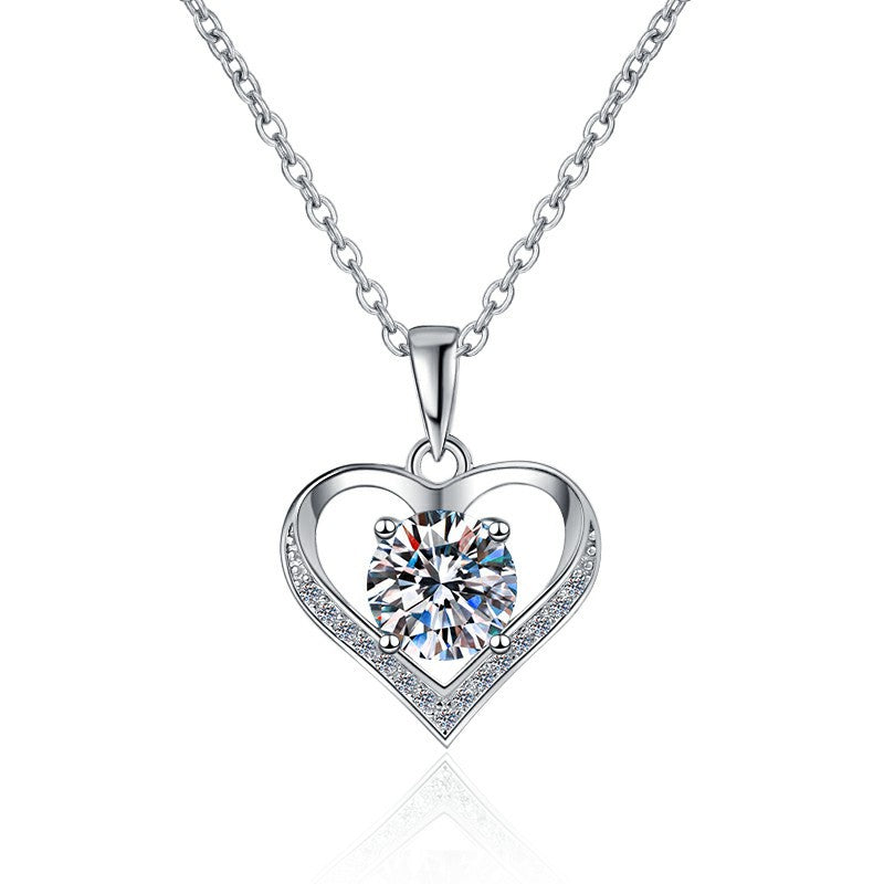 D-Color Moissanite Chanel-Style Necklace | 18K Gold Plated 925 Sterling Silver
