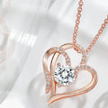 Elegant Heart Pendant Necklace – 925 Sterling Silver