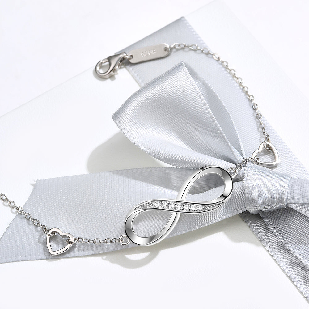 Infinity Bracelet – 925 Sterling Silver