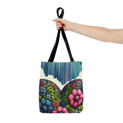 Printify Bags Floral Tote Bag