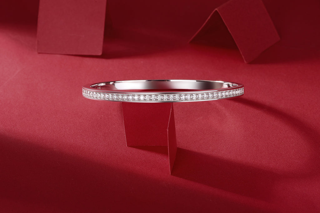 Token of Love Moissanite Bangle