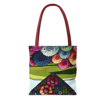 Printify Bags Floral Tote Bag