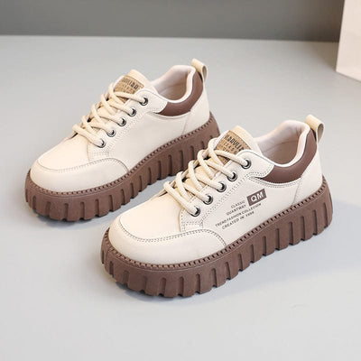 Maricel Long Shoes Khaki / 35 Spring And Summer Hight Increasing Board Shoes Platform Shoes