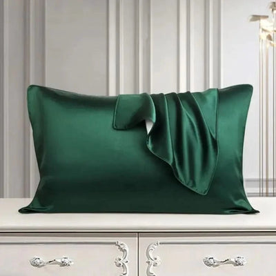 Maricel Long Emerald / 1PCS Silk Pillow Case Pure Silk Pillowcase Real Silk Pillowcase Natural Silk Pillowcase