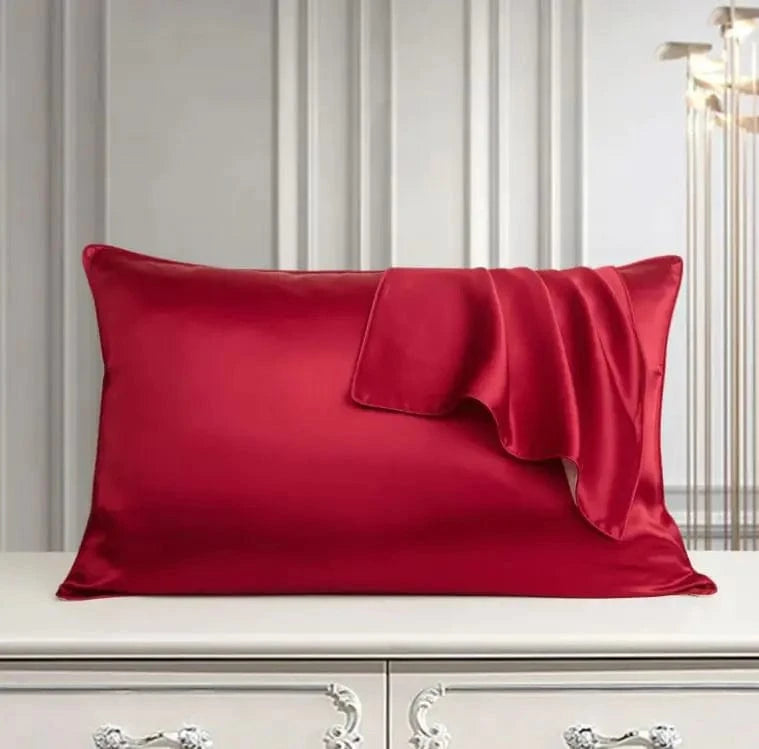 Maricel Long Red / 1PCS Silk Pillow Case Pure Silk Pillowcase Real Silk Pillowcase Natural Silk Pillowcase