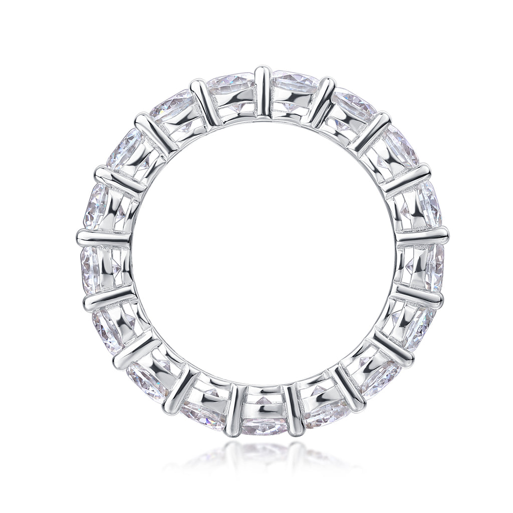 Starlight – Moissanite Eternity Band (S925 Silver)