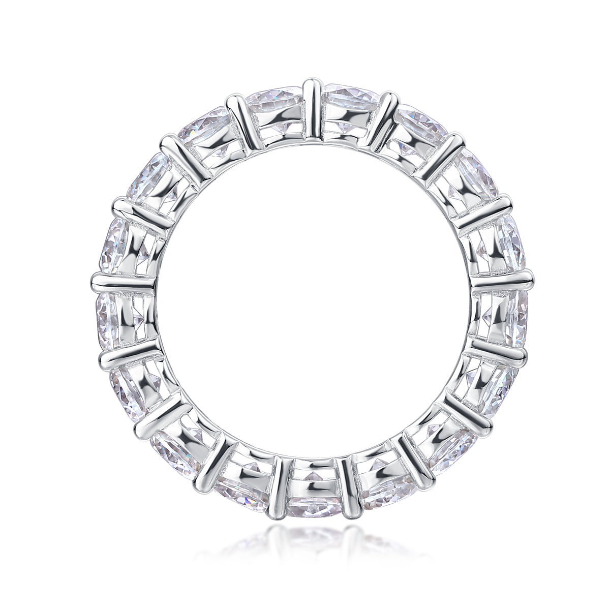 Starlight – Moissanite Eternity Band (S925 Silver)