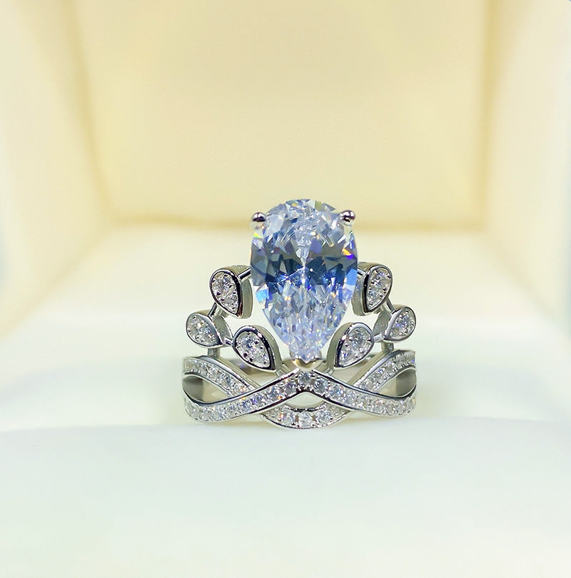 Crown Sapphire Statement Ring